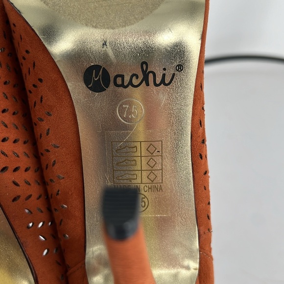 MACHI VEGAN SUEDE HEELS - Picture 10 of 16